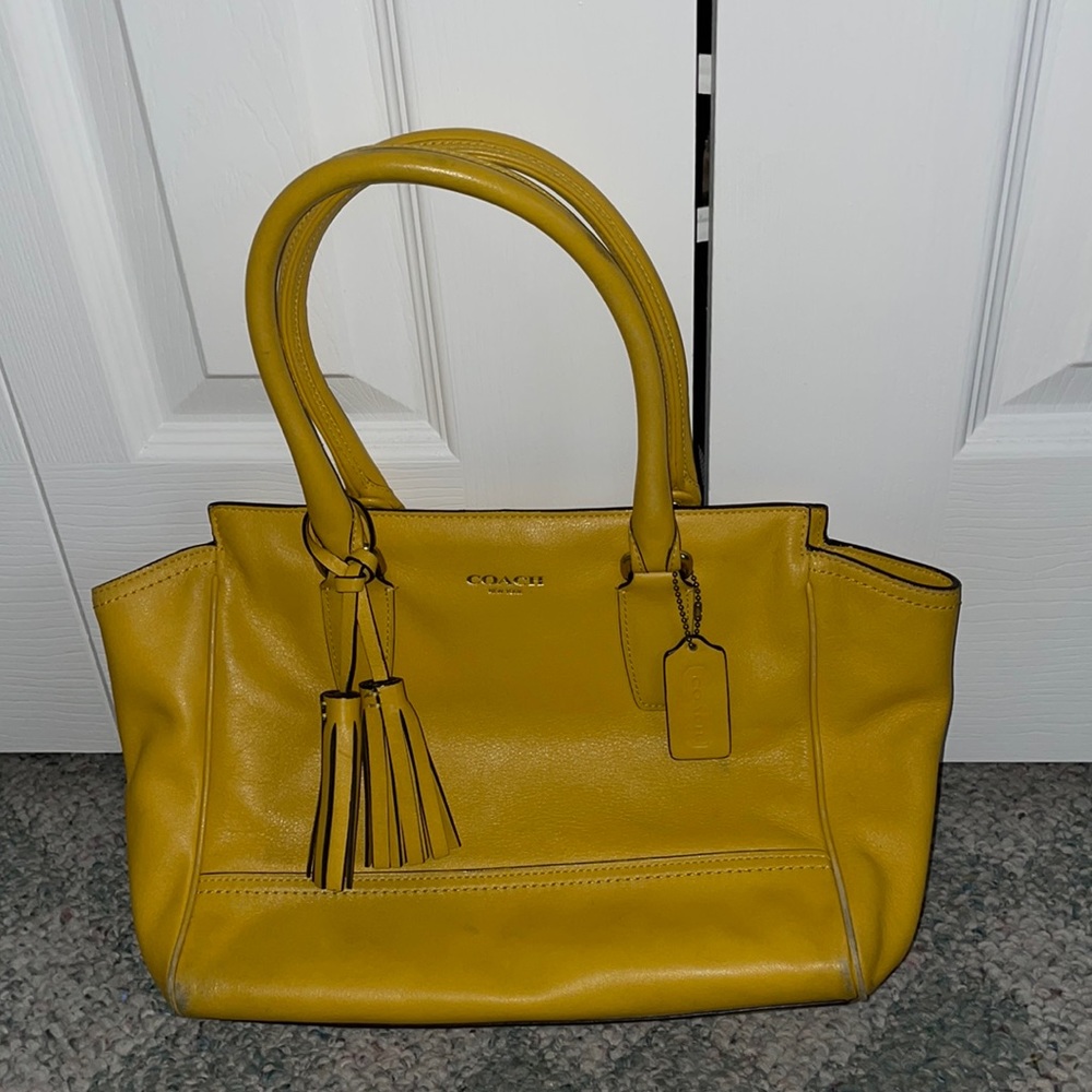 Coach Purse, Yellow